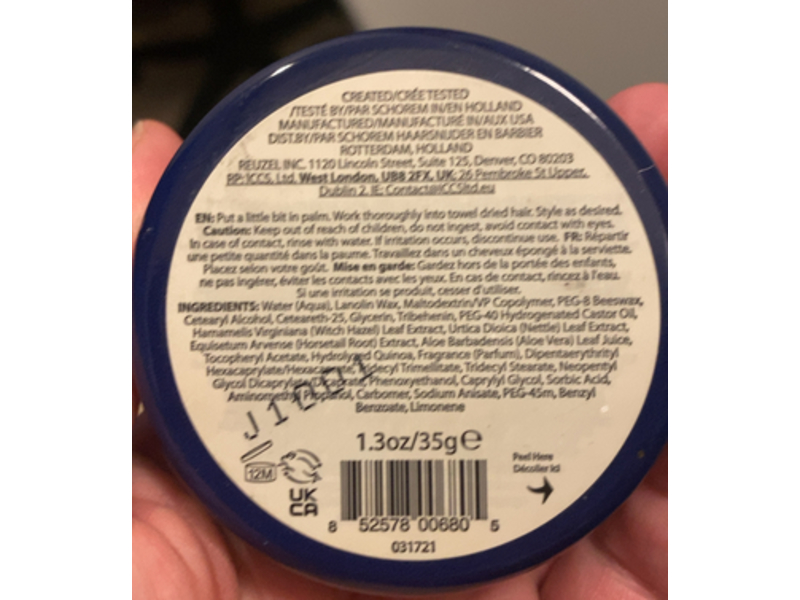 Reuzel Fiber Pomade, 1.3 oz/35 g