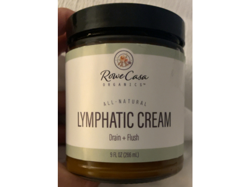 Rowe Casa All Naturals Lymphatic Cream, 9 fl oz/266 mL