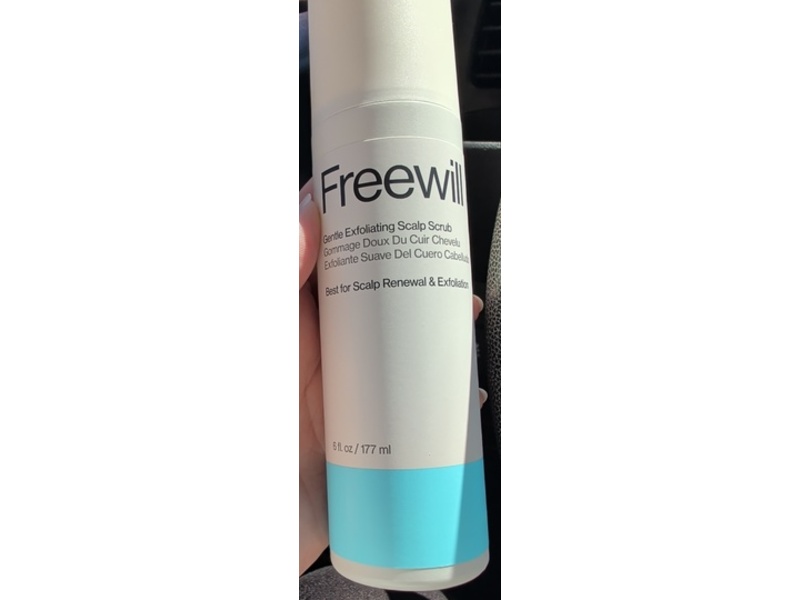 Freewill Gentle Exfoliating Scalp Scrub, 6 fl oz/177 mL