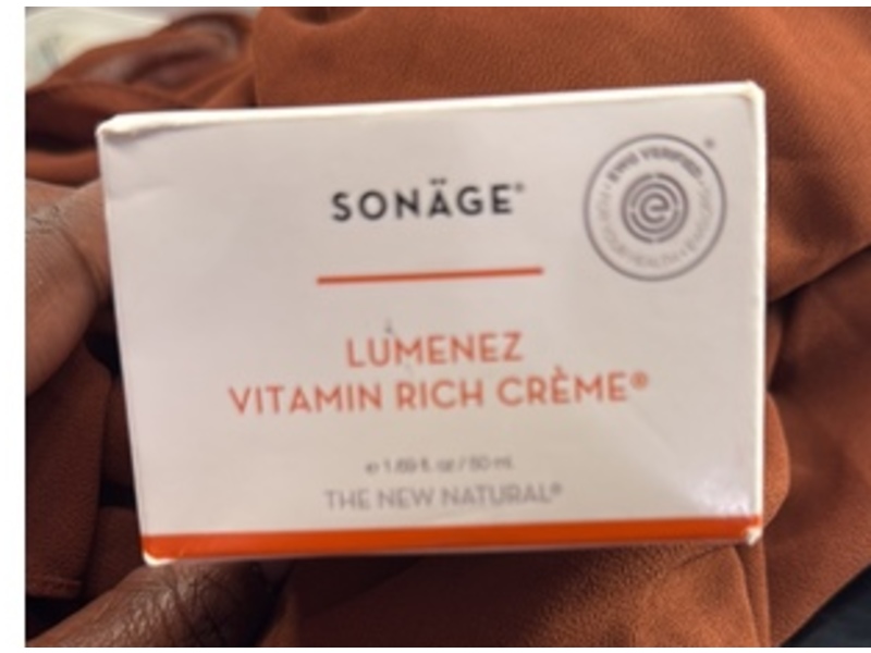 Sonage Lumenez Vitamin Rich Creme, 1.7 fl oz/50 mL