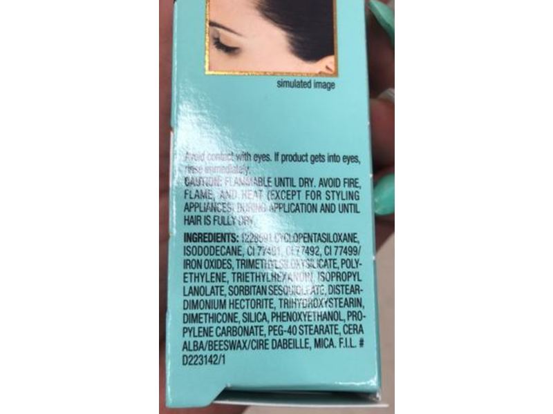 L'Oreal Paris Magic Root Precision Temporary Gray Concealer, Black, 0.05 fl oz/15 mL