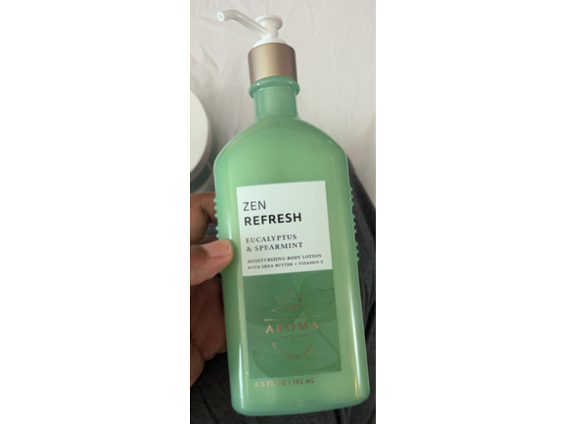 Aroma Zen Refresh Body Lotion, Eucalyptus Spearmint, 6.5 fl oz/192 mL