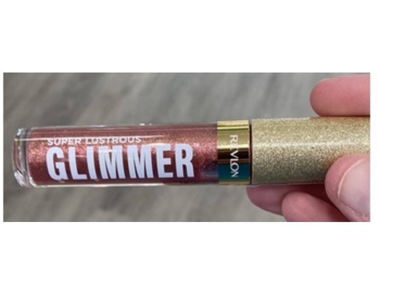 Revlon Super Lustrous Glimmer Gloss, 005 Glazed Almond, 0.13 fl oz/3.8 mL