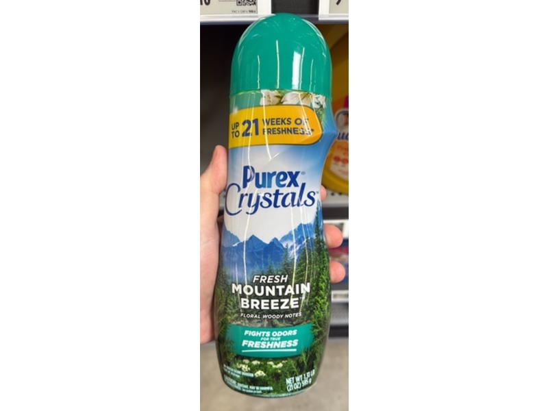 Purex Crystals In Wash Scent Booster, Fresh Mountain Breeze, 21 oz/595 g