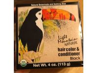 Light Mountain Natural Hair Color & Conditioner, Black, 4 fl oz/113 g - thumbnail 2