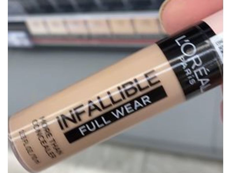 L'Oreal Paris Infallible Full Wear Concealer, Oatmeal, 0.33 fl oz/10 mL