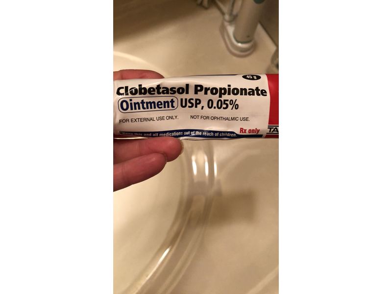 Clobetasol Propionate Ointment USP 0.05%, 45 g, Taro Pharmaceuticals (RX)