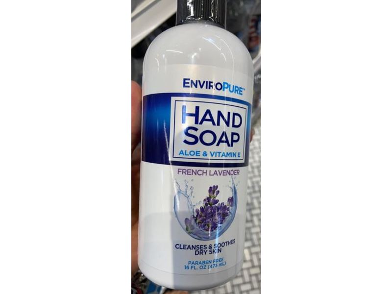 Enviropure Hand Soap, French Lavender, 16 fl oz/473 mL