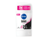 Nivea Black & White Invisible Clear Anti-Perspirant, 50 mL. - Image 2