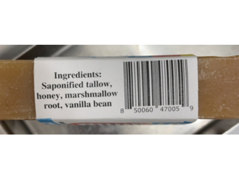 Vellum Street Fat Marshmallow Tallow Bar Soap, 4 oz
