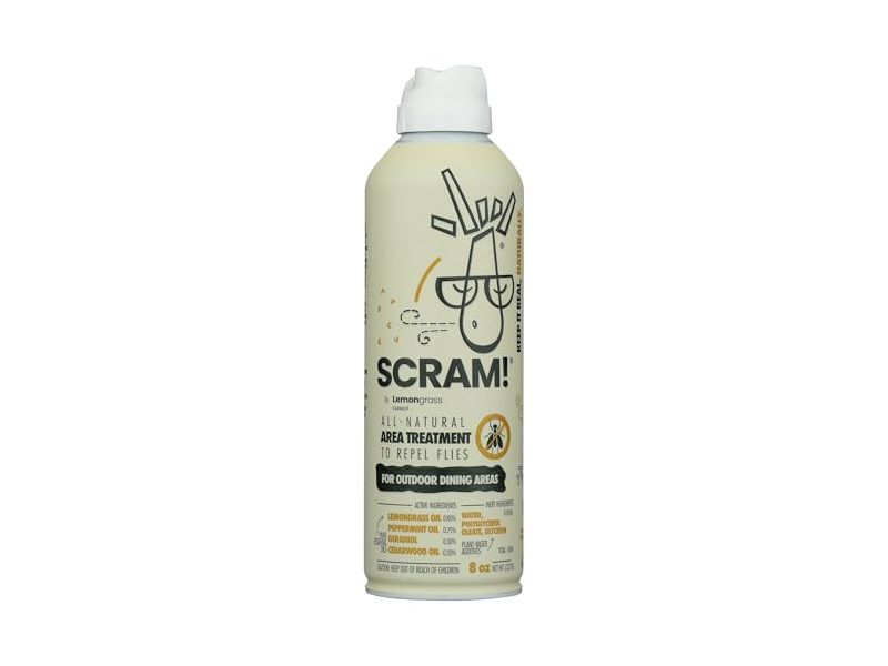Lemongrass Farms Scram! All-Natural Area Treatment, 8 oz/227 g