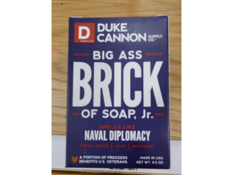 Duke Cannon Brick of Soap, Naval Diplomacy, 4.5 oz
