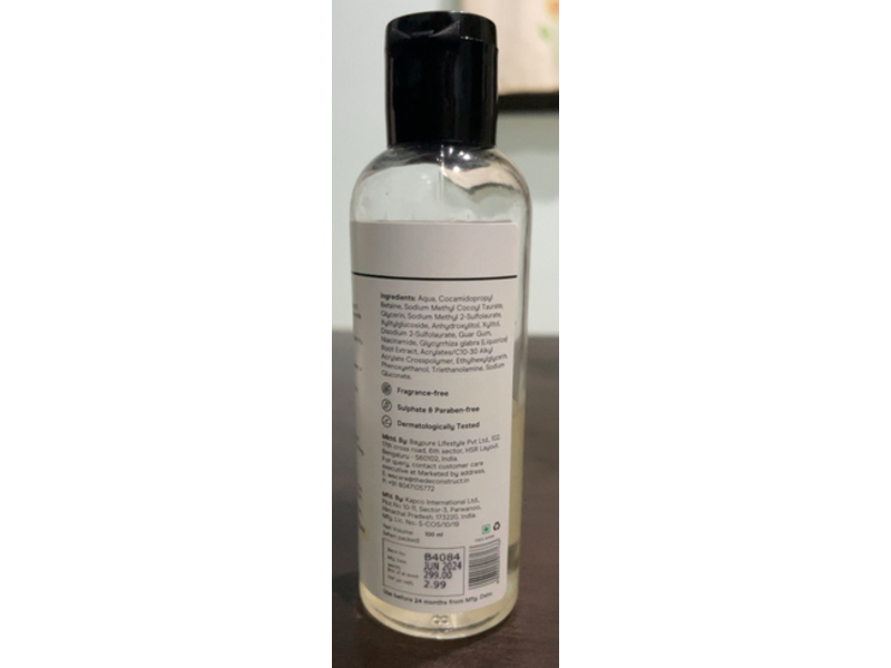 Deconstruct Brightening Face Wash, Niacinamide, 100 mL