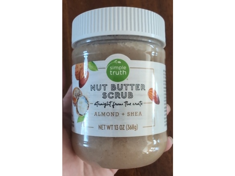 Simple Truth Nut Butter Scrub, Almond + Shea, 13 oz/368 g