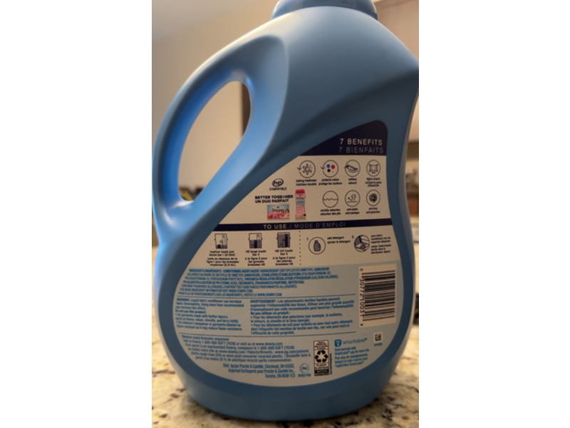 Downy 7 In 1 Fabric Conditioner, April Fresh, 120 Loads, 88 fl oz/ 2.63 L