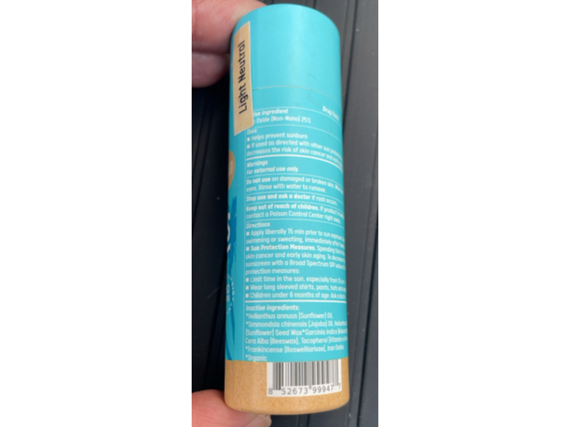 Little Hands Hawaii Tinted Mineral Sunscreen Stick, SPF 40+, 1 oz/28 g