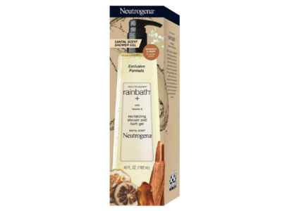 Neutrogena Rainbath Shower & Bath Gel, Santal Scent, 40 fl oz/1182 mL