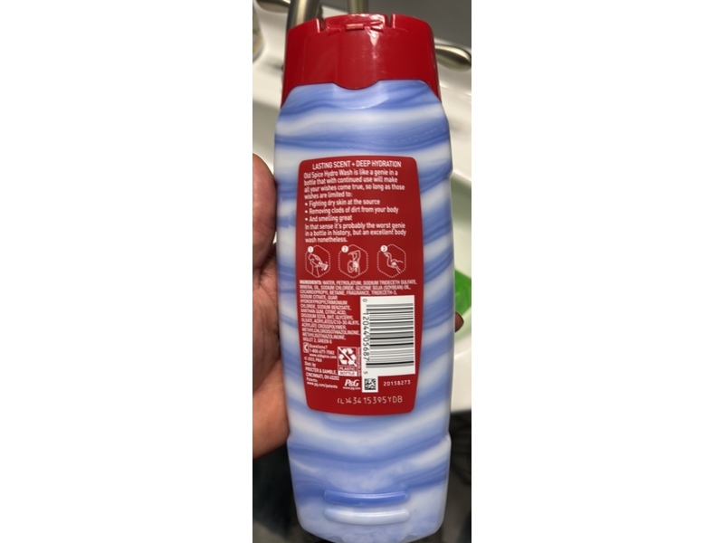 Old Spice Hydro Wash Moisturizing Body Wash, Swagger, 21 fl oz/621 mL, Pack OF 2