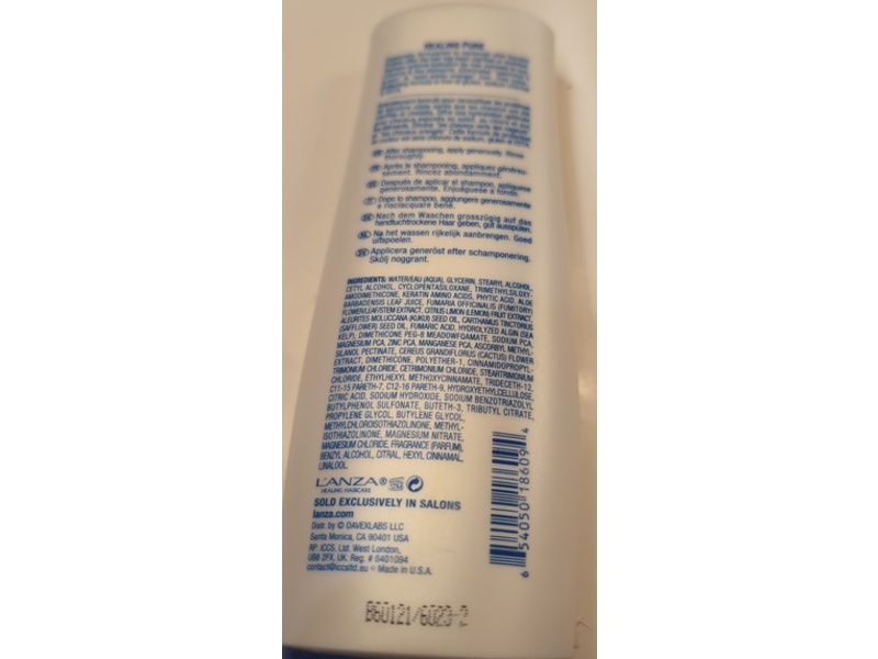 Lanza Healing Haircare Replenishing Conditioner, 8.5 fl oz/250 mL