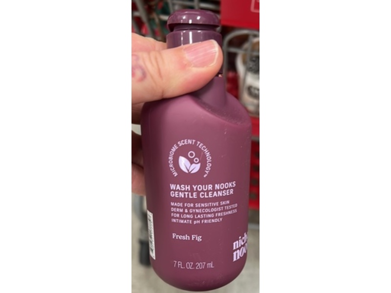 Niches & Nooks Wash Your Nooks Gentle Cleanser, Fresh Fig, 7 fl oz/207 mL
