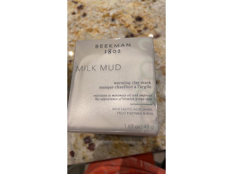Beekman 1802 Warming Clay Mask, Milk Mud, 1.69 oz / 48 g