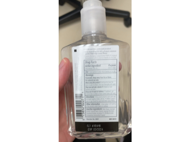 Purell Advanced Hand Sanitizer, Refreshing Gel, , 8 fl oz/236 mL