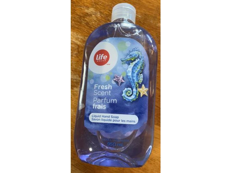 Life Brand Liquid Hand Soap, Fresh Scent, 950 mL