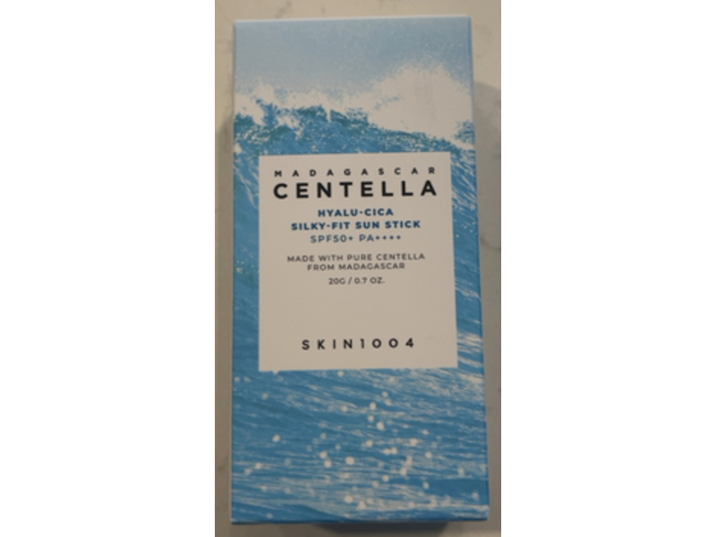 Skin1004 Madagascar Centella Hyalu-Cica Silky-Fit Sun Stick, SPF 50+ Pa++++, 0.7 oz/20 g