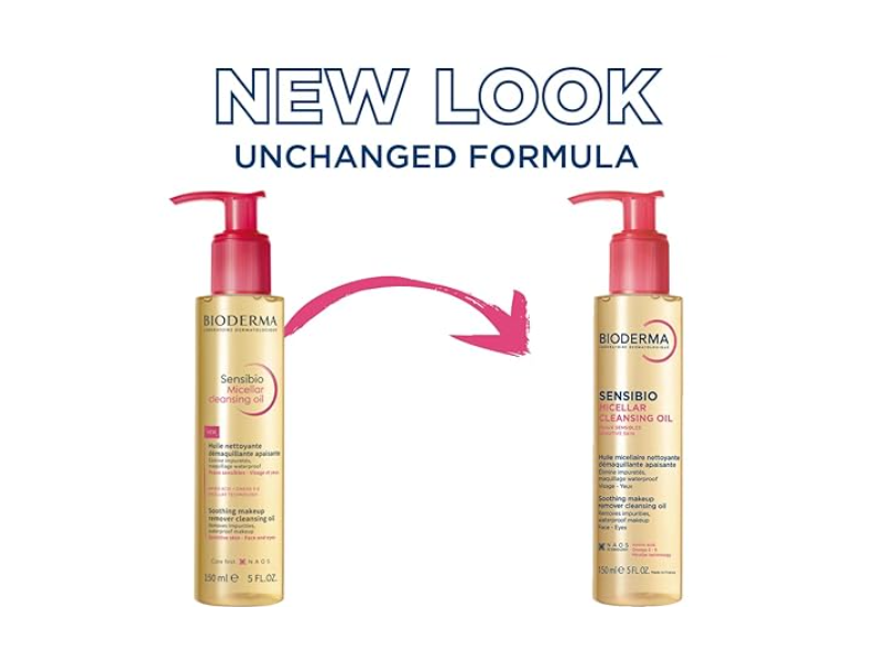 Bioderma Sensibio Micellar Cleansing Oil, Amino Acid & Omega 3-6, 5 fl oz/150 mL