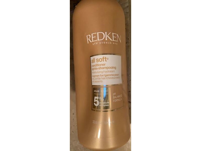 Redken All Soft Conditioner, Ph Balanced Formula, 33.8 fl oz/1000 ml