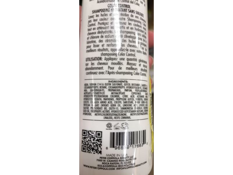 Peter Coppola Keratin Concept Control Shampoo, 12 fl oz/355 mL