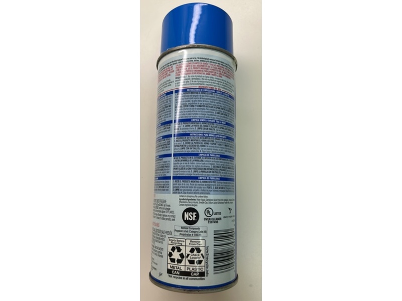 Easy-Off Fume Free Oven Cleaner Spray, Lemon, 24 oz