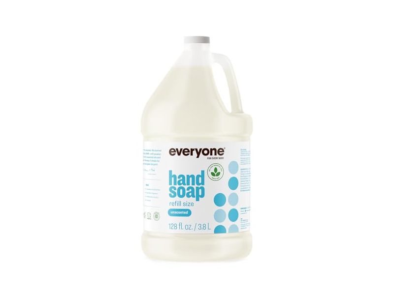 Everyone Hand Soap Refill, Unscented, 128 fl oz/3.8 L