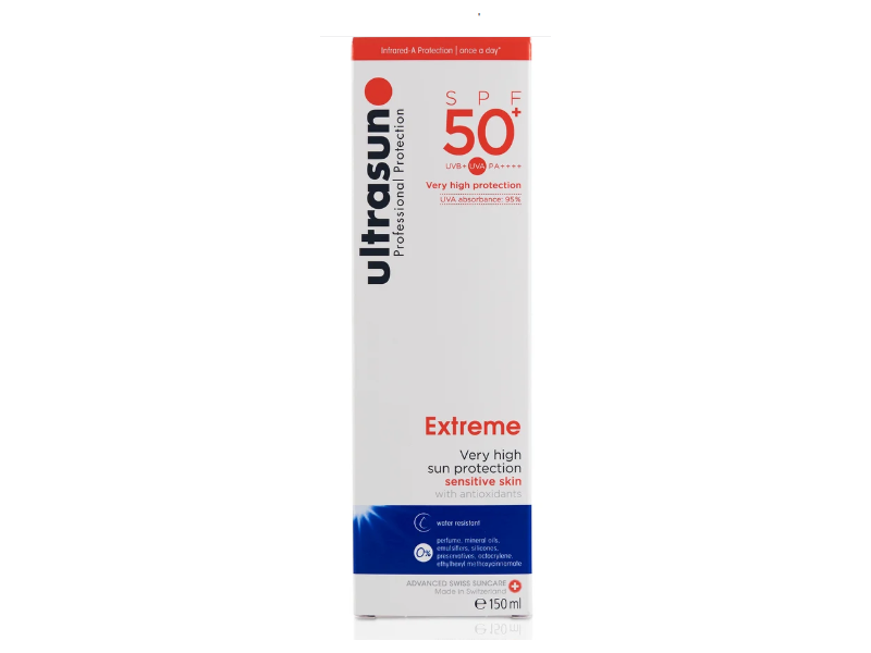 Ultrasun Extreme Protection & Care Sun Cream, SPF 50+ PA++++, 150 mL