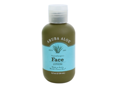 Aruba Aloe Hypoallergenic Face Lotion, 4.2 oz/124 mL