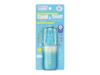 Biore UV Aqua Rich Aqua Protect Mist, SPF 50 PA++++, 2.02 fl oz/60 mL