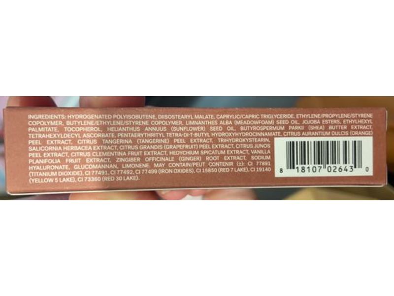 Ilia Balmy Gloss Tinted Lip Oil, Smoothing Hydrating, Only You, 0.14 fl oz/4.3 mL