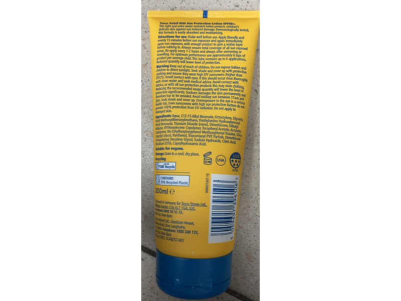 Tesco Soleil Kids Sun Lotion, SPF 50+, 200 mL