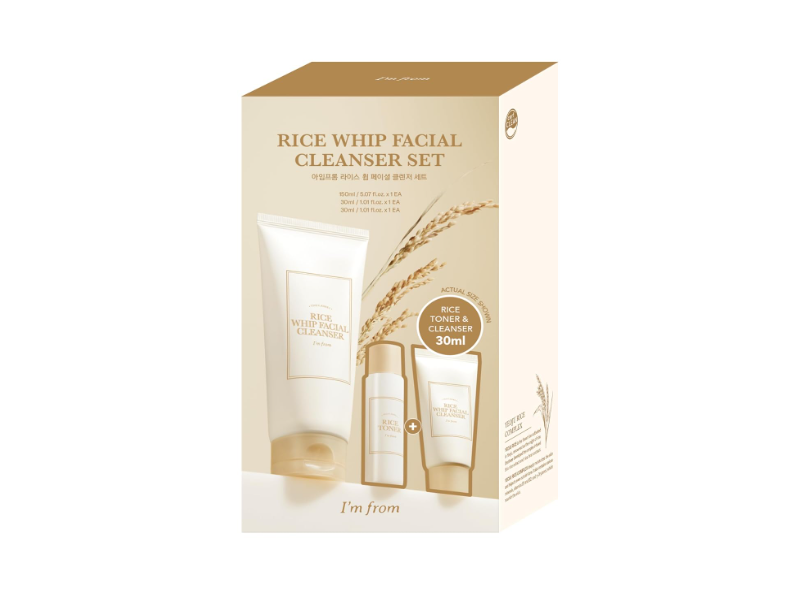 I'm From Rice Whip Facial Cleanser Set