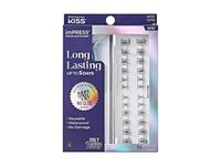 Kiss Impress Long Lasting No Glue Lashes, Demi Edgy , 24 Count - Image 2