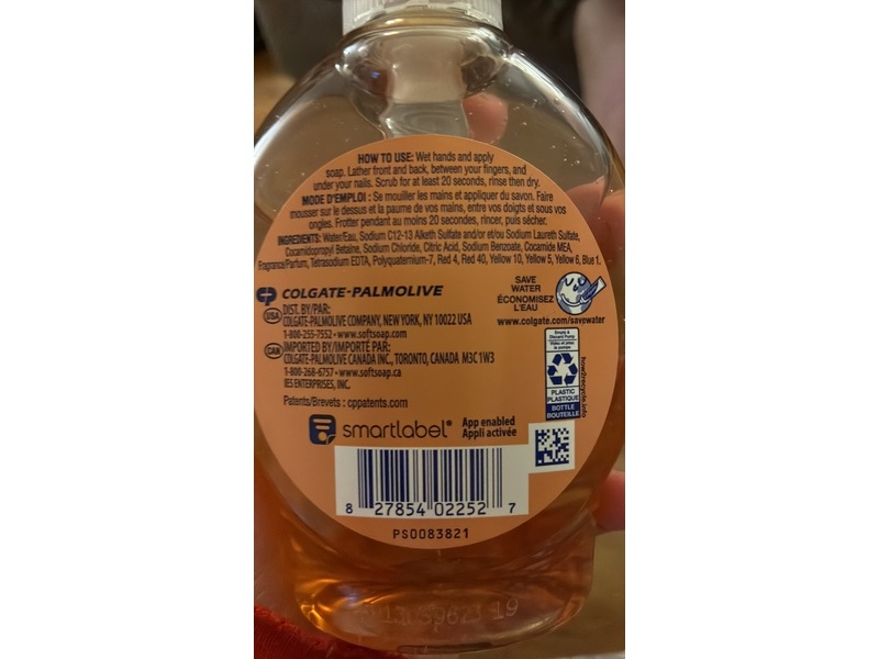 Softsoap Liquid Hand Soap, Gingerbread Scent, 6.25 fl oz/184 mL