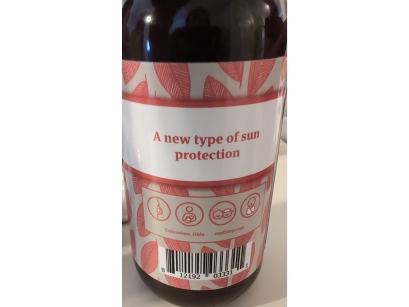 Earthley Wellness Sun Shield Moisturizer, 8 oz