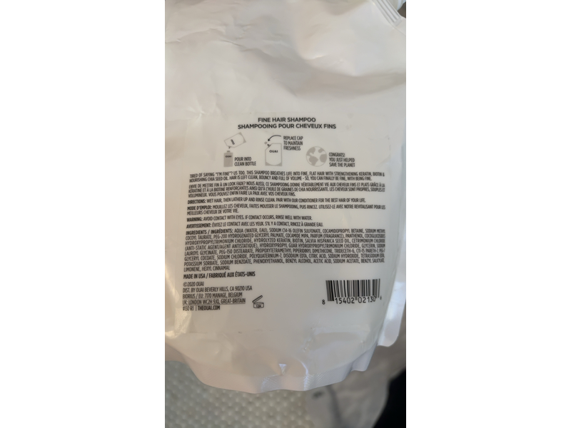 Ouai Fine Hair Shampoo, 32 fl oz/946 mL