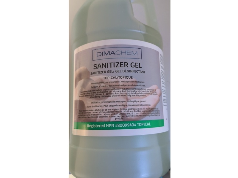 Dimachem Sanitizer Gel, 4 L
