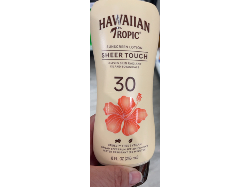 Coppertone Hawaiian Tropic Sunscreen Lotion, SPF 30, 8 fl oz/236 mL