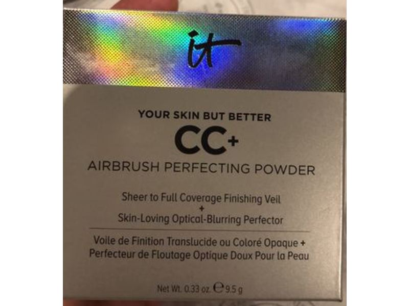 It Cosmetics Your Skin But Better Cc+ Airbrush Perfecting Powder, Fair, 0.33 oz/9.5 g