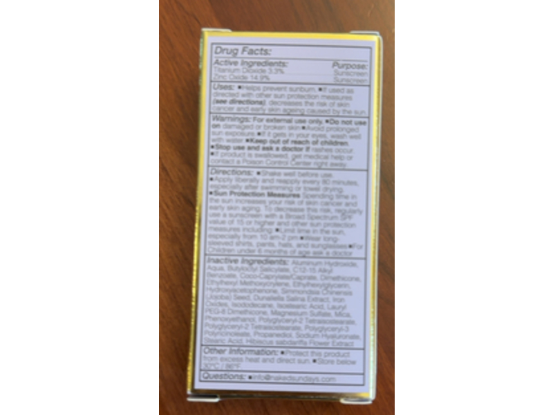 Naked Sundays Mineral Glow Serum Drops, Illuminating, 1.69 fl oz/50 mL