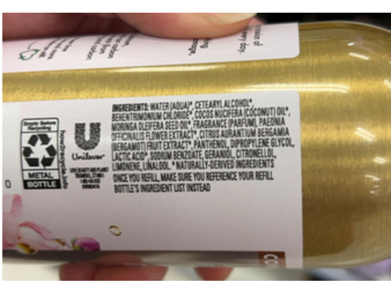 Love Beauty & Planet Conditioner Pure Nourish, Advanced Repair, Moringa Oil, Pro Vitamin B5, 10.5 fl oz/310 mL