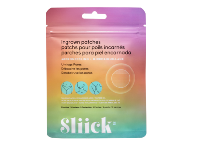 Sliick Ingrowth Patches, Salicylic Acid + Hyaluronic Acid & Tea Tree Oil, 9 Count