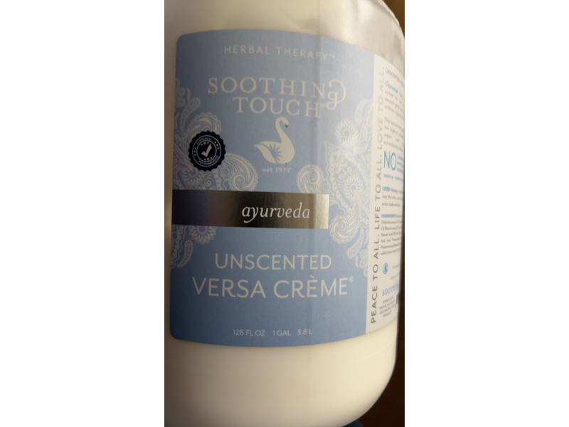 Soothing Touch Versa Creme, 128 fl oz/3.8 L